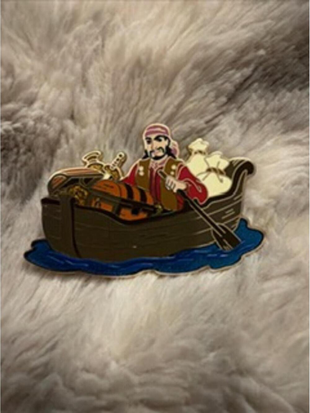 Disney WDI LE 450 Long John Silver Row Boat- Muppets Treasure Island Pin